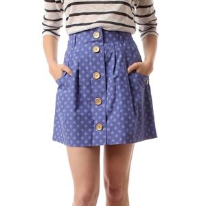 Cooperative Button Front Skirt